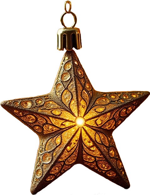 Glowing Star Ornament